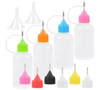 6Piece Glues Applicator Bottles With Fine Needle Tip Needle Tip Glues Bottle Set 30ml For Detailed Adhesive Application Paper Craft Tool