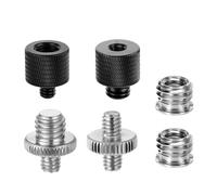 6Piece Precisions Thread Converters for DSLR Action Cameras and Live Streaming Gear Aluminum Alloy Design Stainless Steel Build