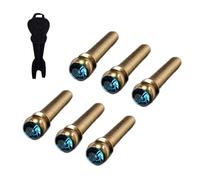 6Pieces Guitar Pegs Set Guitar Bridge Pins String Pin For Enhancing Sound Stability Suitable For Standard Guitars Studio Pins