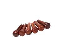 6Pieces Guitar String Pins Bridge Pins Ensuring Longevity Wood Texture Perfect for Practice and Stage Acoustic Guitar Bridge