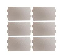 6Pieces Replacement Plates Thickened Sheets Microwave Oven Mica Sheet Waves Guide Cover Plate for Efficient Heating Oven Sheets