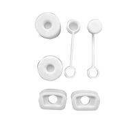 6Pieces Silicone Spill Proof-Stopper Set Leak-Stopper for Cup Straw Cover Cap Square Spill-Stopper Round Leak-Stopper Anti-dust-Silicone-Stopper