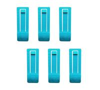 6pieces Surfing Watershed Fin Clip, Detachable Buckle Paddle Board Clip, Replacement Surfboard Fins Buckle, Surfing Gear Fin Bracket, 4.7x1.7 CM