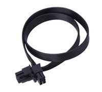 6Pin Male To Male PCIe Flat Cable Reliabled GPU Power Supply EXtension Cord For Gaming Desktop PC GPU Flat Power Cord