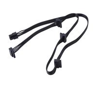 6PIN to 4x Power Module Cable, Elbow, RM850x RM1000x | PCIe 6Pin Male Cable for RM550x RM650x RM750x RM850x RM1000x Series, Elbow Black Flat