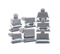 6pins 10pins 16Pins 24Pins 32Pins 48pins Industrial Rectangular Connector HA HE Heavy Duty Connector