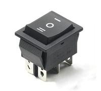 6Pins KCD4 AC 16A/20A 250V/125VAC DPDT Button Momentary Spring Returned On/Off/On Rocker Switch 10Pcs