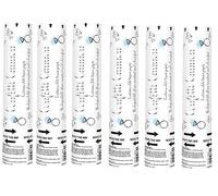 6pk Confetti Cannons White Paper - Biodegradable, Flame Resistant, and Colorfast - Confetti Shooter Perfect for Wedding Parties and Celebrations - 20cm