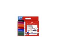 (6pk) Faber-Castell Connector Whiteboard Markers