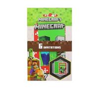 Minecraft Party 6 Invitations & Envelopes