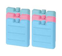 6pk Mini Freezer Blocks Ice Pack Small Cold Pack Assorted Colours 8cm Reusable Freezer Blocks Ideal for Kids School Lunch Boxes, Camping, Picnic, Hiking - Cool Bags