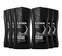6pk of 225ml Lynx 12H Refreshing Black Frozen Pear & Cedarwood Scent Body wash