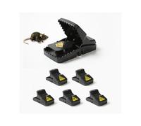 6pk Plastic Reusable Mouse Trap Rodent Rat Snap Catcher Mice Kill Pest Control