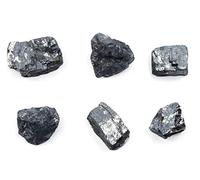 6PK Raw Galena, Mineral Specimens - Approx. 1" - Geologist Selected & Hand Processed - Great for Science Classrooms - Class Pack - Eisco Labs
