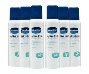 6pk Vaseline Active Fresh ProDerma Antiperspirant - 6 x 150ml