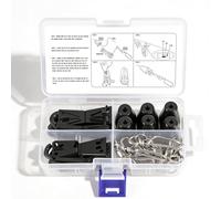 6PSC Fishing Downrigger Cable Terminator Kit with Storage Case, Quick Setup, Universal Downrigger Terminal Kit