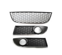 6Q0 853 677 B Car Fog Light Lamp Cover Bumper Grille Center Grill For VW For Polo MK4 9N3 2005 2006 2007 2008 2009 Facelift Bumper Fog Light(1 set)