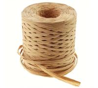 6roll 200.m Raffia Paper Ribbon, Packing Twine, Wrapping Ribbons for Gift Party Decor DIY Craft Decoration for Crafting