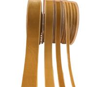 6roll 6mm/9mm/15mm/25mm Gold Single Face Velvet Ribbon for Handmade Gift Bouquet Wrapping Supplies Home Party Decoration Christmas for Decoration(15mm X 5yards)
