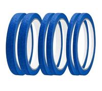 6Rolls Blue Masking Tape- Painting Tape,Fine Line Tapes,8mm, 10mm, and 15mm Widths x 20m Length, Writable Painters for Painting for Artists,Automotive, Premium Masking Tape (6, Blue, 8mm/10mm/15mm)
