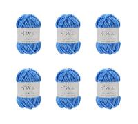 6Rolls Cotton Crochet Yarn 100g/3.5oz Per Roll Cotton for Crocheting Sweater Blanket Baby Clothes Knitting Supplies Wool