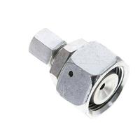 6S & 20S Zink plated Steel Straight Cutting Fitting with Swivel 400 bar NBR O-ring Sealing Cone ISO 8434-1