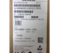 6SE6 420-2AD22-2BA1 NEW SIEMENS 6SE6420-2AD22-2BA1 MICROMASTER 420 2.2kW 380V
