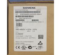 6SE6 440-2AD22-2BA1 NEW SIEMENS 6SE6440-2AD22-2BA1 MICROMASTER 440 Inverter