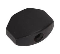6Set Guitar Tuning Peg Buttons Ebony Metal Tuner Machine Head Button,Guitar Tuning Peg Buttons, for Electric Guitars (small square)