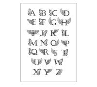 6sheets Letter Butterfly Herbal Tattoo Sticker Waterproof And Durable For Men And Women Finger Small Pattern Non-Reflective