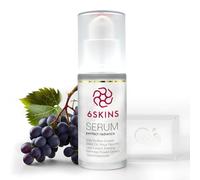 6SKINS® Perfect Radiance Vegan Face Serum with 2% Niacinamide+ Vitis Vinifera(Grape) Seed Oil+ PHA |Korean Skincare| For Brightening, Hydrating & Radiant Skin, Glow Serum 30ml