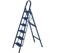 6Step Folding Step Ladder with ArmrestsPortable Telescoping Ladder 330lb Capaci MultiPurpose Folding Stool for Home DIY Household Ta Safe & Sturdy Design