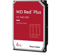WD Red Plus WD60EFPX - Hard drive - 6 TB - internal - 3.5" - SATA 6Gb/s - 5400 rpm - buffer: 256 MB