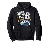 6th B-Day Police Car Police Boy Officer Birthday 6 Year Old Pullover Hoodie