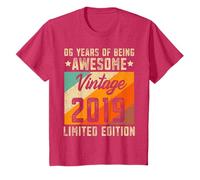 6th birthday boy 6 years old girls 2019 limited edition bday T-Shirt