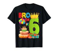 6th Birthday Boy Bro I’m 6 Year Old Four Party T-Shirt