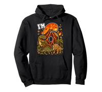 6th Birthday Dinosaur Erupting Volcano 6 Six Birthday Boys Pullover Hoodie
