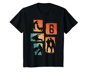 6th Birthday Judo Judoka 6 Years Old Boy Martial Arts T-Shirt