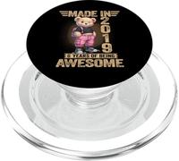 6th Birthday Made in 2019 6 Years of Being Awesome Bear PopSockets PopGrip for MagSafe