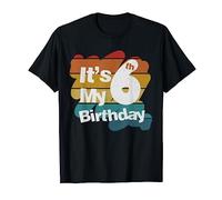 6th Birthday Shirt. It's My 6th Birthday 6 Year Old Birthday T-Shirt