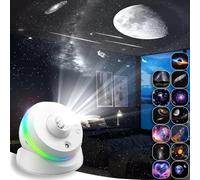 [6th Gen Upgraded] Meteor Galaxy Projector, 13 in 1 Planetarium Star Projector Galaxy Night Light with Realistic Starry Sky Constellation Nebula for Kids Bedroom Living Room Ceiling Decor