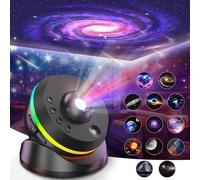 [6th Gen Upgraded] Planetarium Galaxy Projector, 13 in 1 Star Light Projector Starry Sleep Night Light with Dynamic Meteors,360° Rotation Nebula,4K HD&Large Scale Projection for Bedroom Decor，Kids