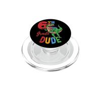 6th Grade Dude T-Rex Dinosaur Back To School Boys Vintage PopSockets PopGrip for MagSafe