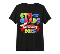 6th Grade Graduate 2026 Elementary Graduation Class of 2026 Premium T-Shirt
