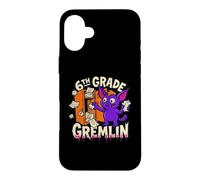 6th Grade Gremlin Middle Funny School Mischief Locker Kid Case for iPhone 16 Plus