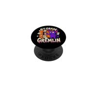 6th Grade Gremlin Middle Funny School Mischief Locker Kid PopSockets Adhesive PopGrip