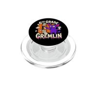 6th Grade Gremlin Middle Funny School Mischief Locker Kid PopSockets PopGrip for MagSafe