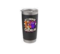 6th Grade Gremlin Middle Funny School Mischief Locker Kid Stainless Steel Insulated Tumbler
