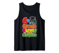 6th Grade Level Complete Sixth Grader First Day Elementary Tank Top