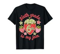 6th Grade Strawberry Teacher 100th Day Last Day of School Value Graphic T-Shirt